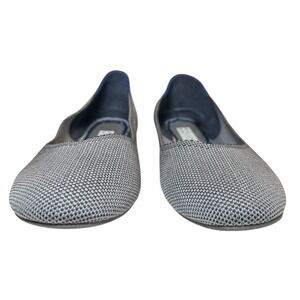 Rothy's The Flat Women's Sz 6.5 Gray Black Round Toe‎ Slip On Ballet Shoes